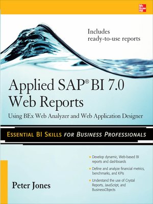 cover image of Applied SAP BI 7.0 Web Reports